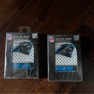 2 set North Carolina panthers, playing cards